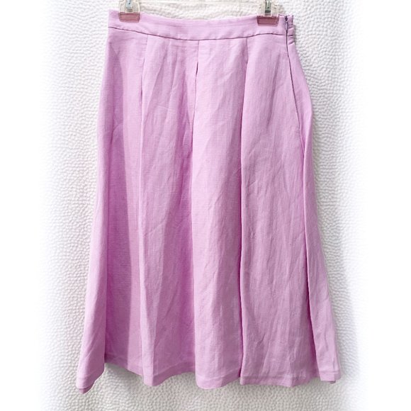 Zara Linen A-Line Skirt - Picture 2 of 6